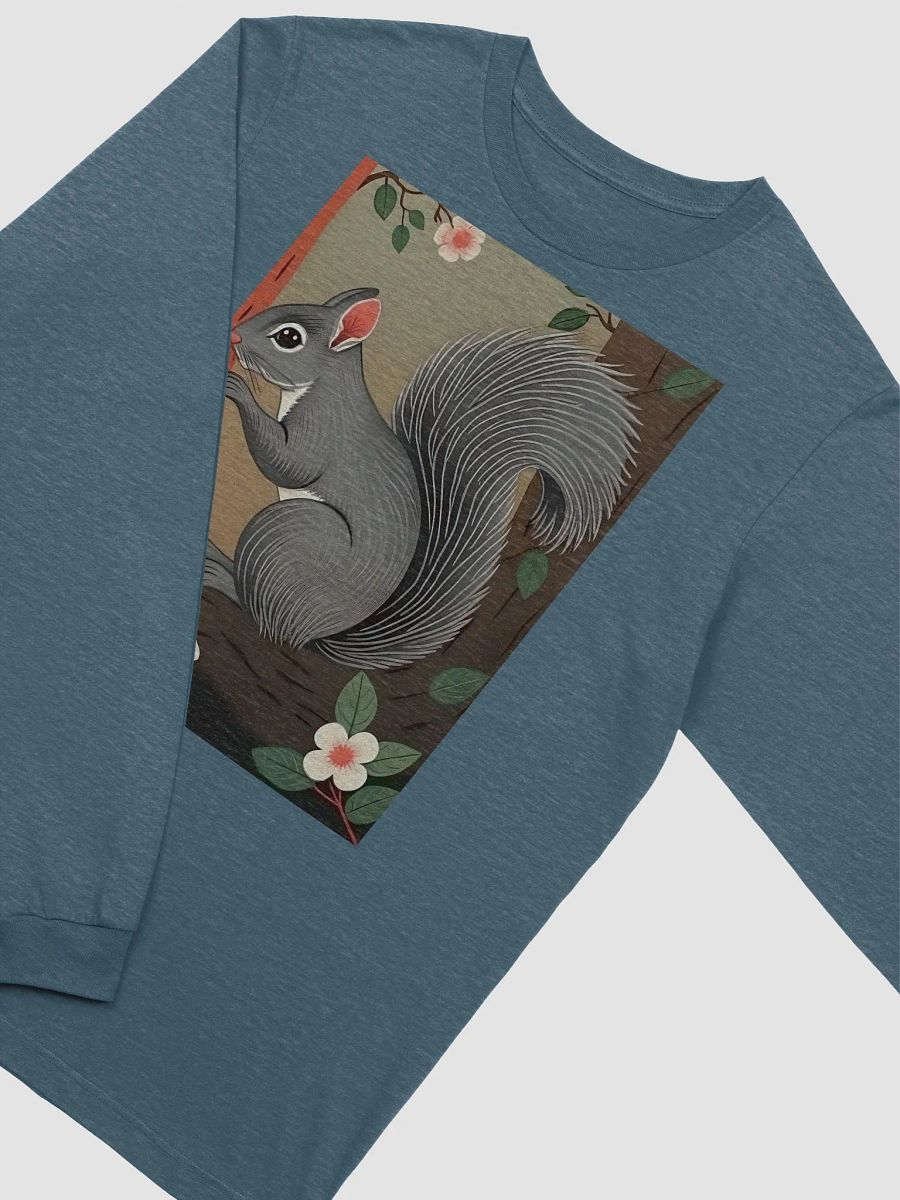Whimsical Squirrel Illustration Long Sleeve Tee product image (3)