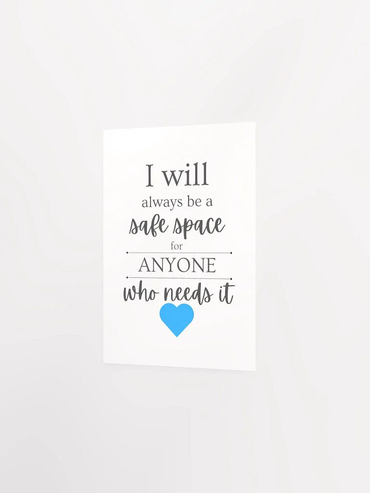 "Safe Space" Matte Poster product image (10)