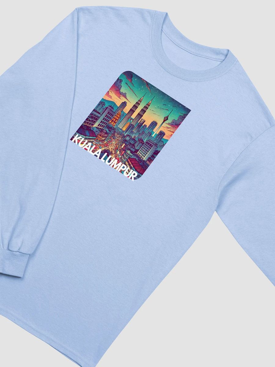 Gildan Ultra Cotton Long Sleeve T-Shirt | AI Kuala Lumpur city product image (1)