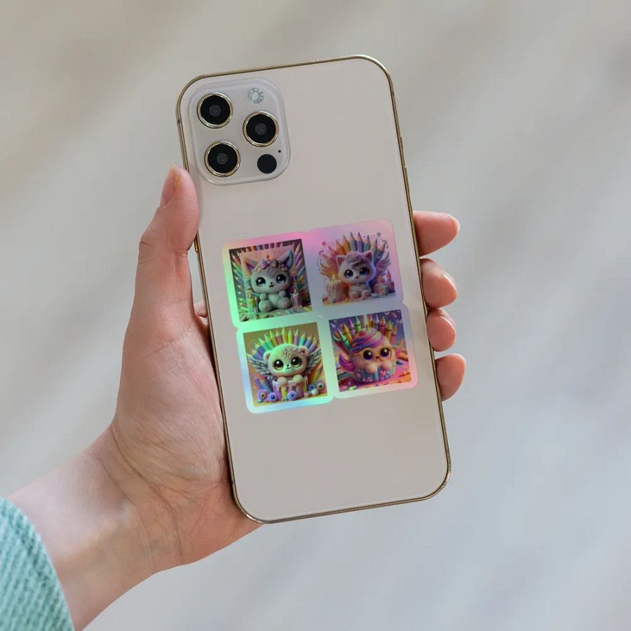 Magical Kittens Holographic Sticker Sheet product image (8)