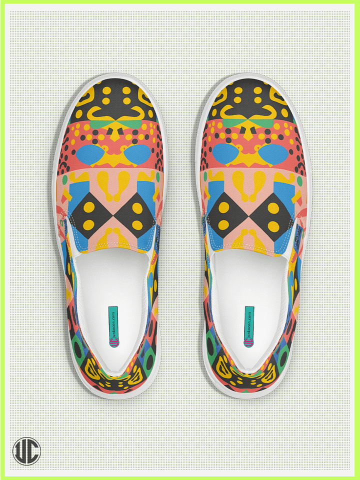 UnkoCon – Vivid Memphis Style Women’s Slip-On Shoes product image (1)