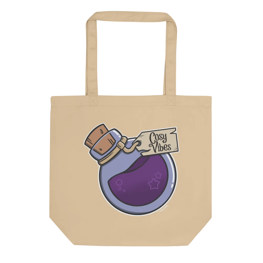 Cosy Vibes Potion Eco Cotton Tote Bag - Natural product image (1)