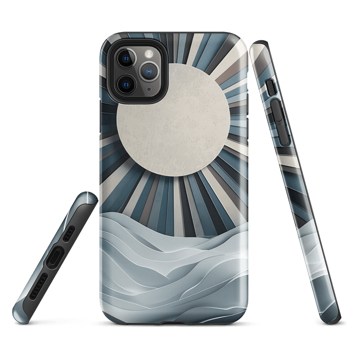 Lunar Waves Tough Case for iPhone® product image (3)