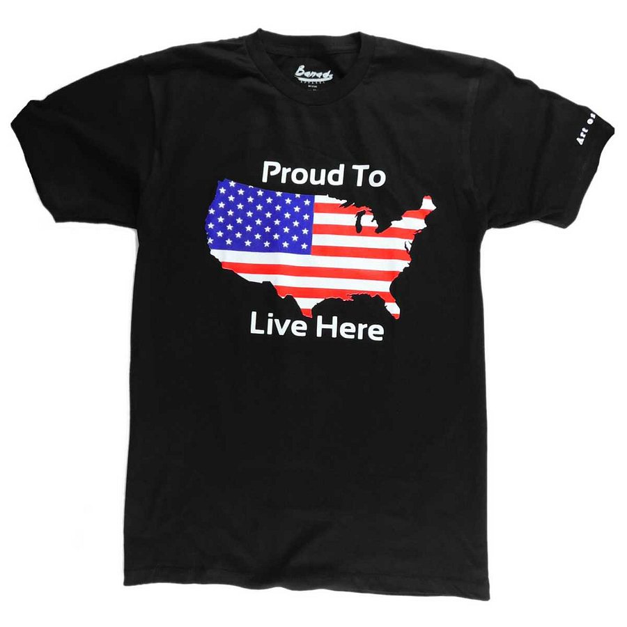 Proud to Live Here - A United States Patriotic T-Shirt product image (1)
