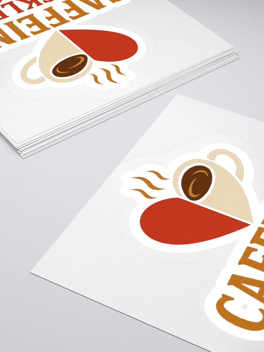 Caffeine Tickles My Blood Sticker product image (4)