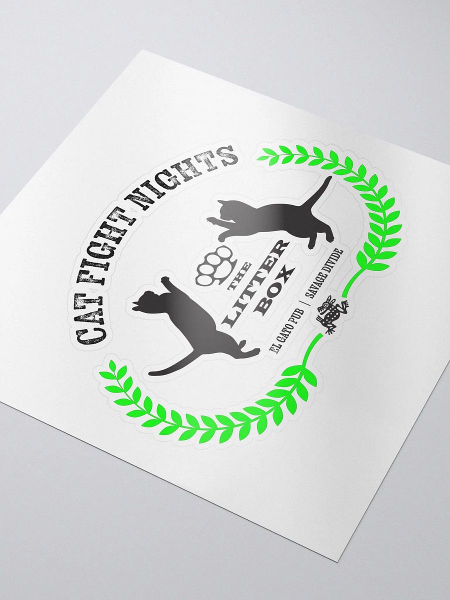 Cat Fight Nights Decal product image (3)