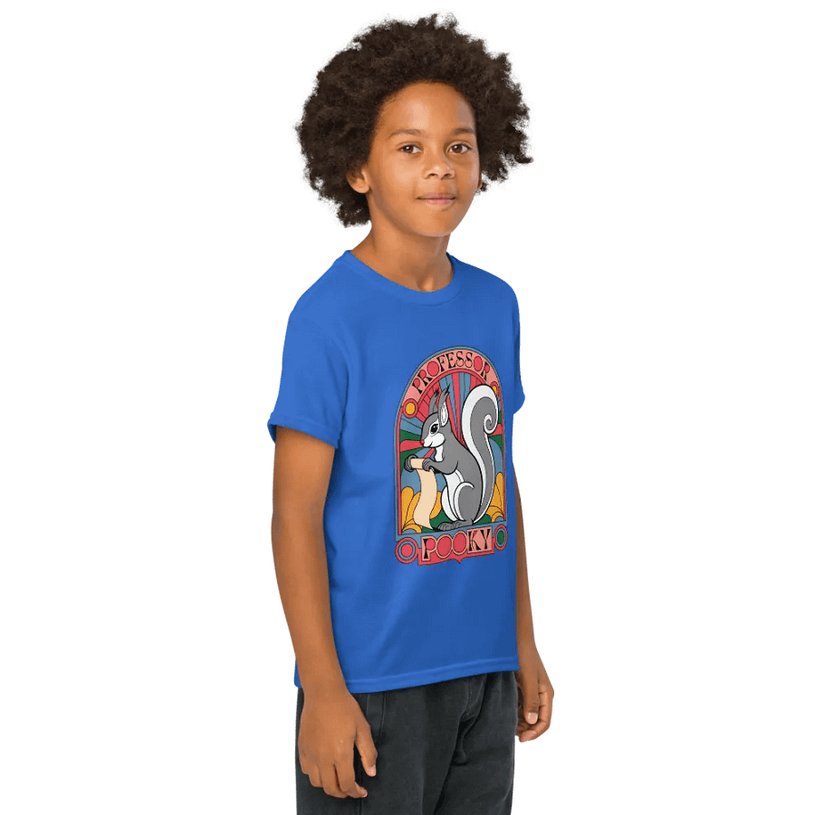Professor Pooky's Scroll Adventure Youth Sports Tee product image (4)