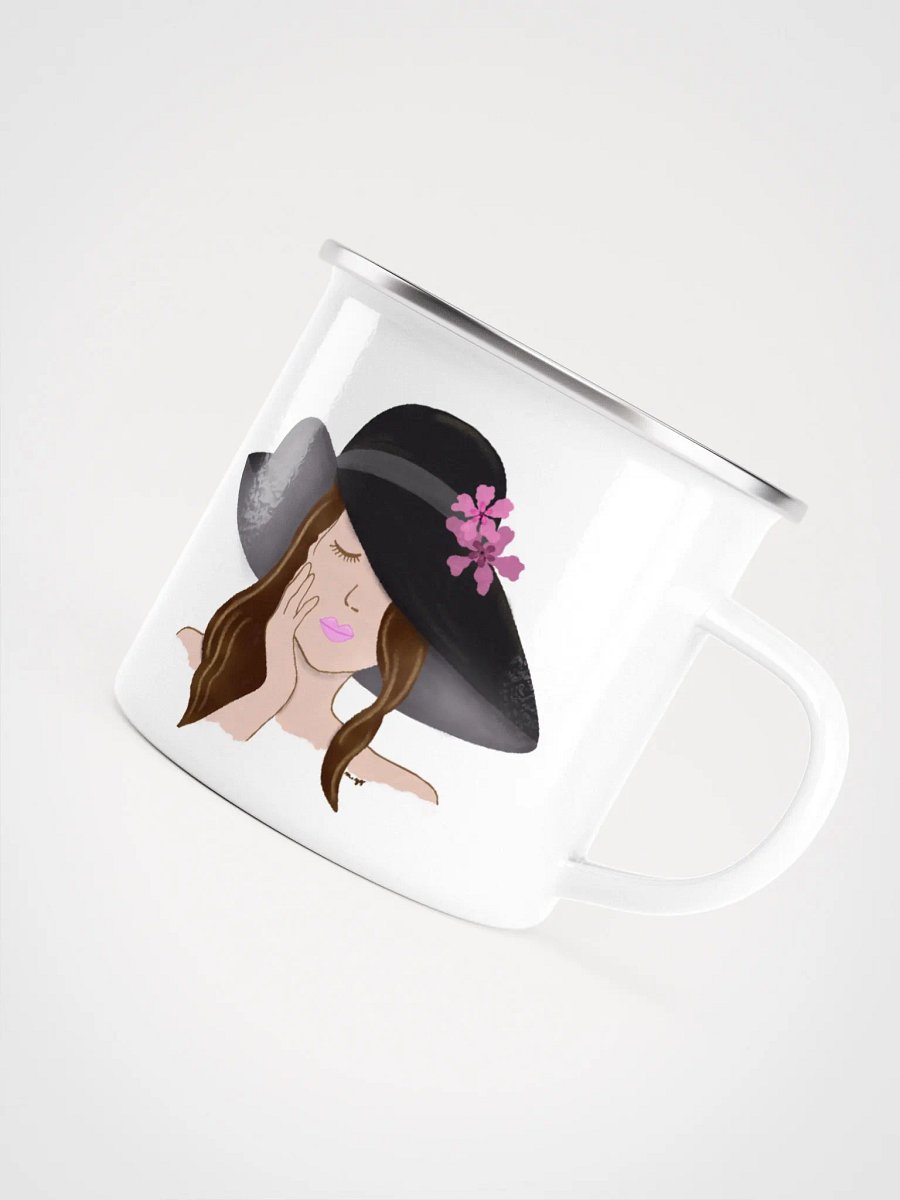 Girl with Hat Enamel Mug product image (5)