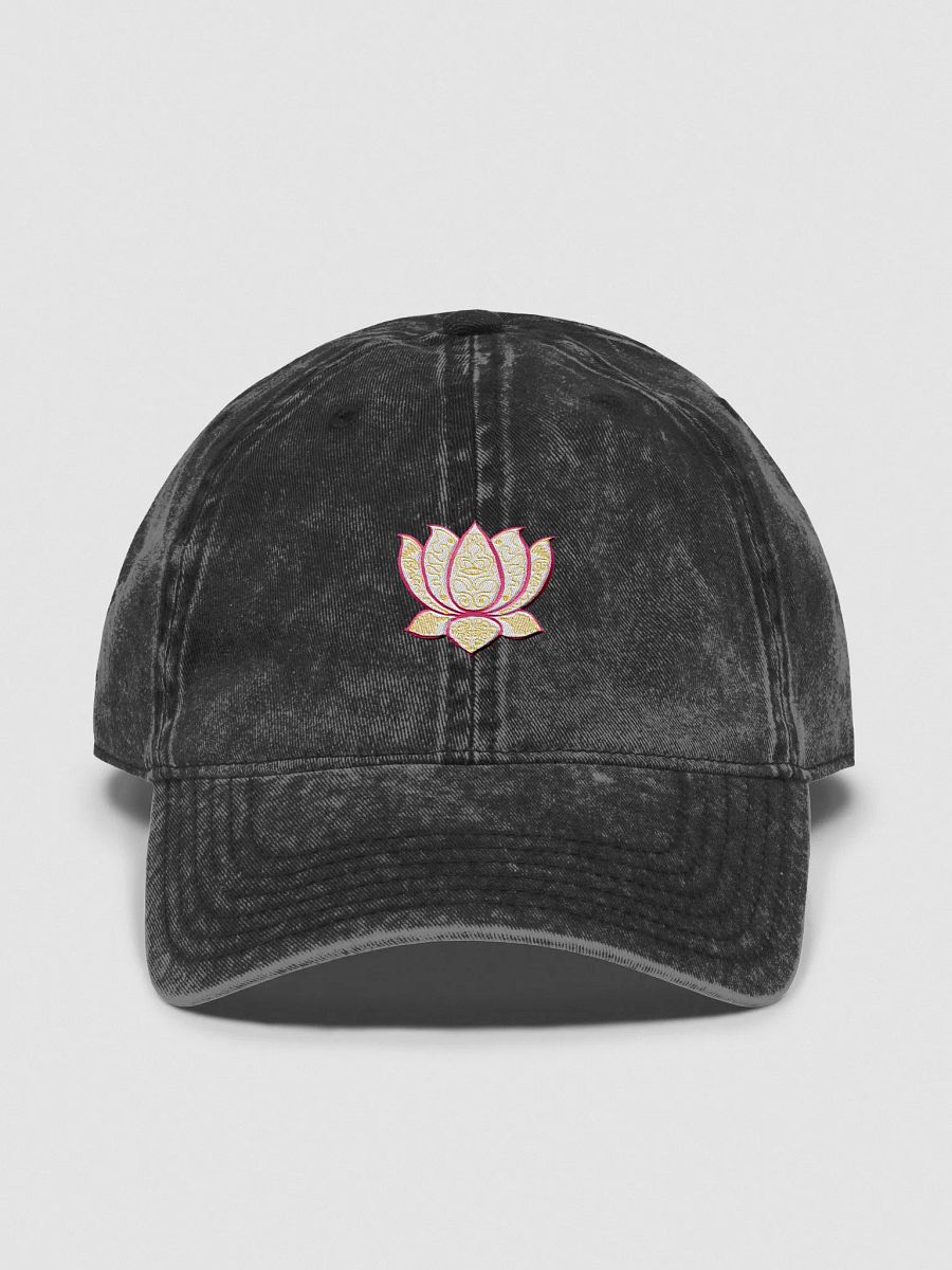 Golden Lotus Vintage Dad Hat product image (1)