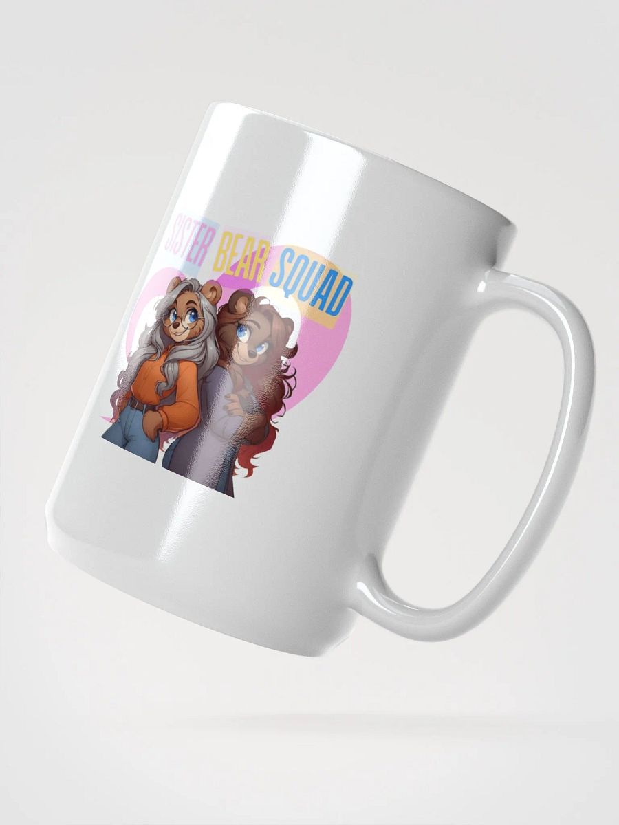 Sister Bear Squad White Glossy Mug product image (2)