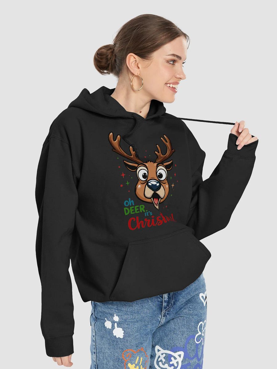 Christmas Reindeer Hoodie Oh Deer It's Christmas product image (7)