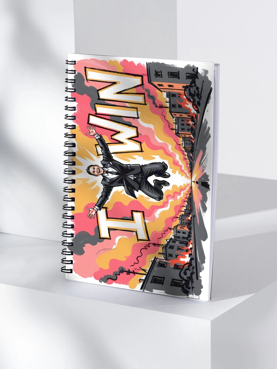 Triumphant Explosion Art Print – Urban Victory Spiral Notebook product image (4)