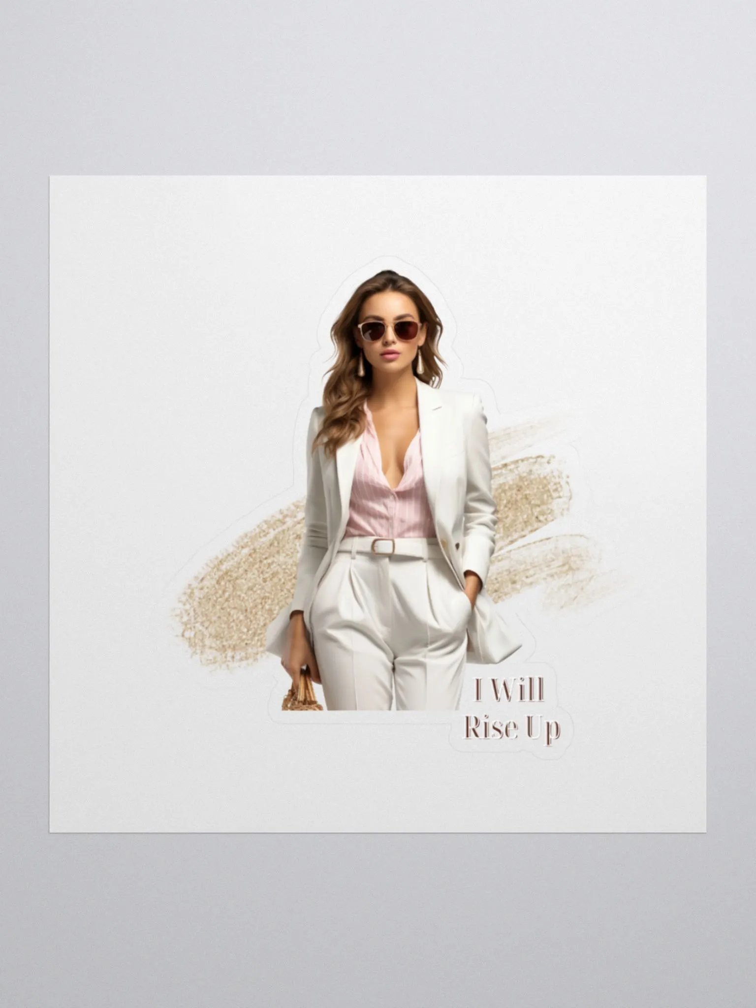 Inspirational sticker, I Will Rise Up product image (3)