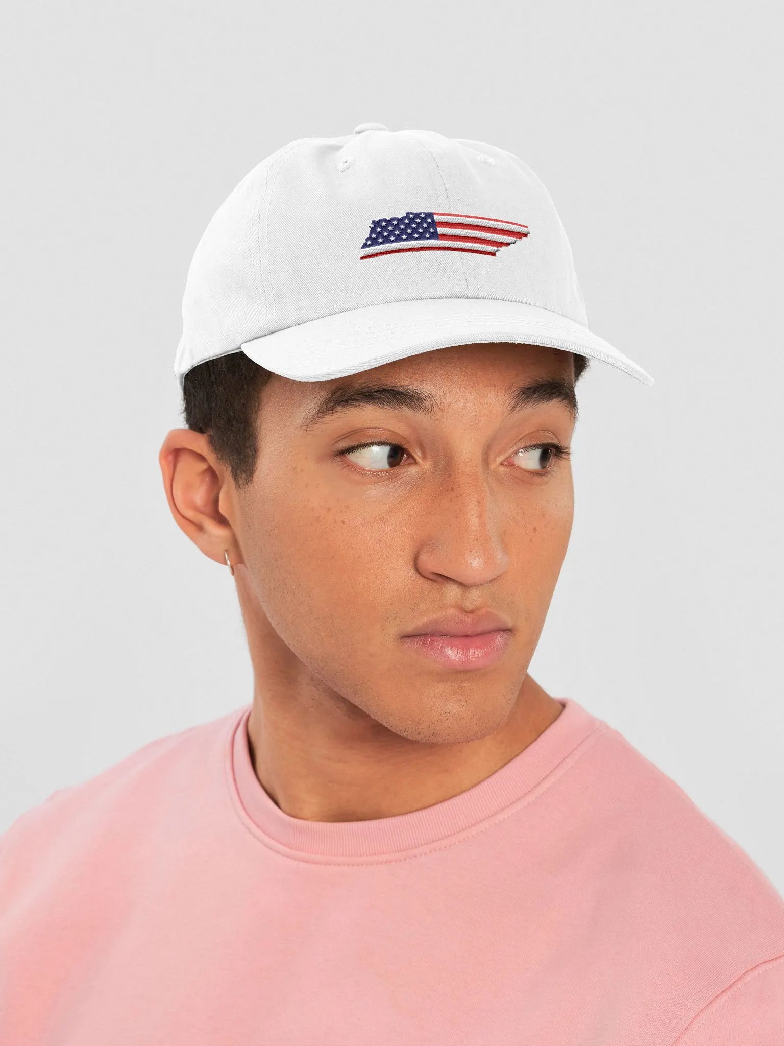 American Flag Tennessee State Hat product image (6)