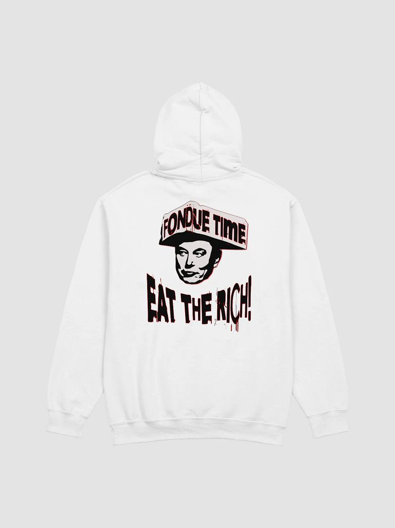 Eat the Rich - Fondue Time Hoodie White
