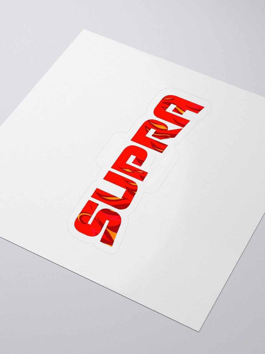 Flaming SUPRA Kiss Cut Stickers product image (3)