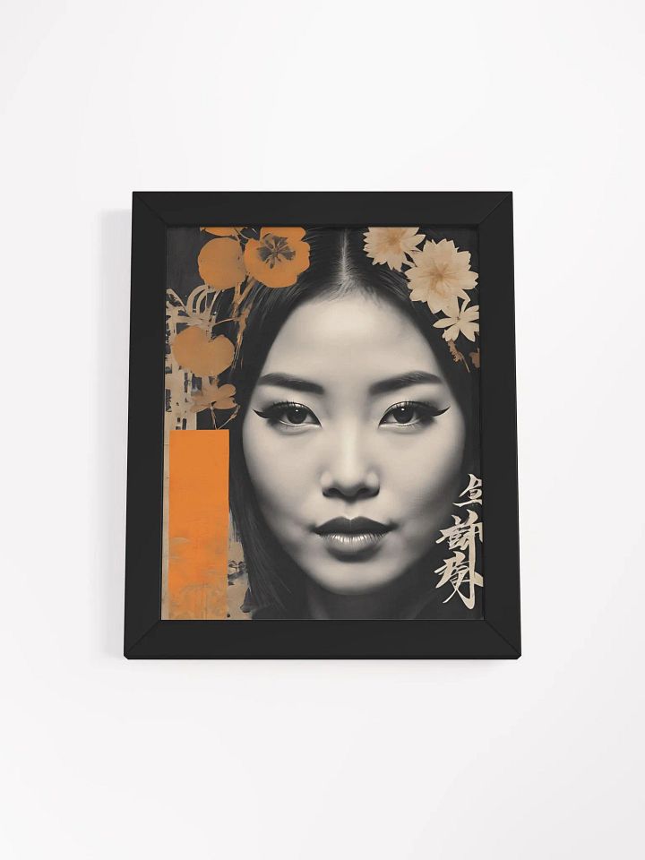 Floral Fusion: Asian-Inspired Framed Art Print product image (10)
