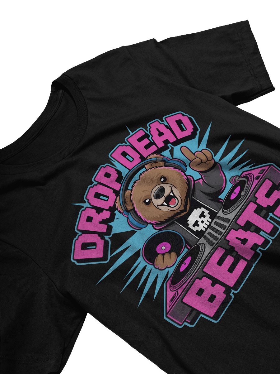 Drop Dead Beats Bear T-Shirt product image (9)