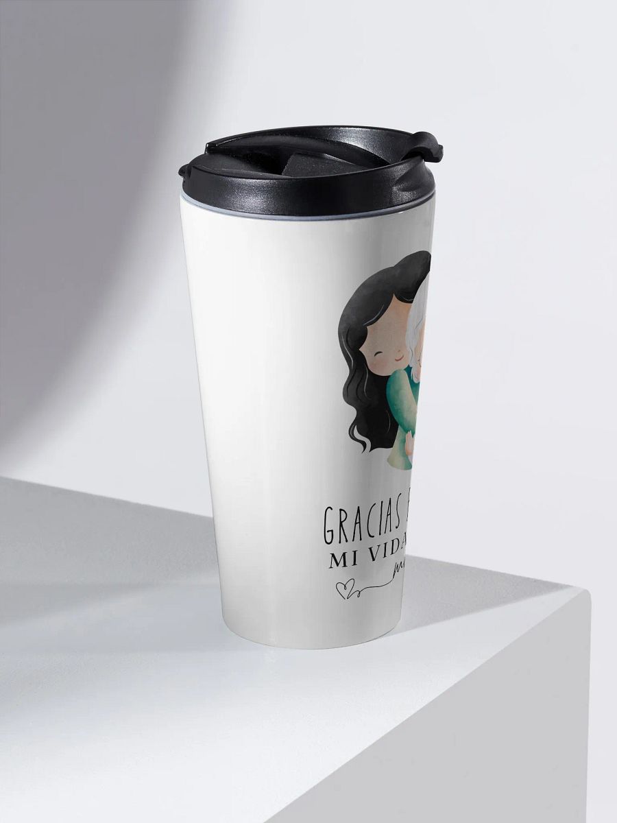 Love Mother’s Day design for Grandma steel travel mug product image (2)