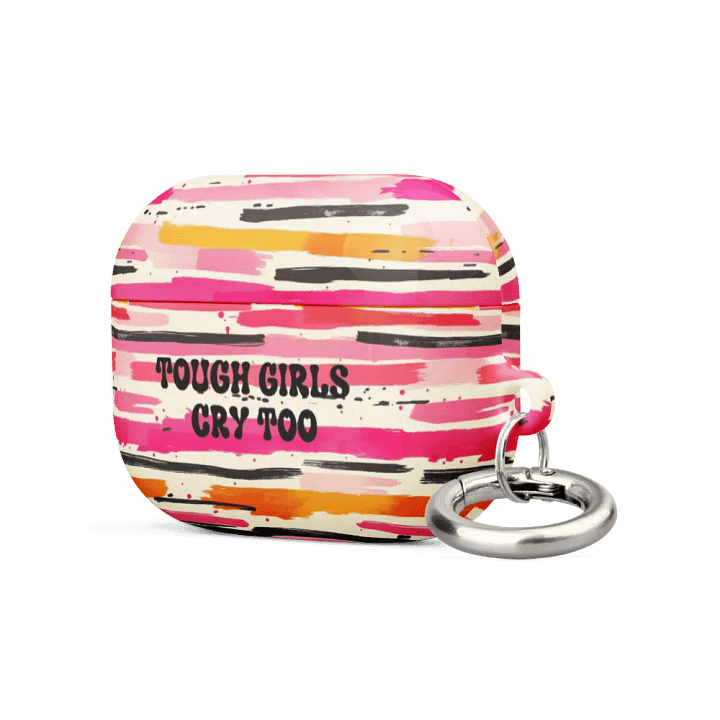 Tough Girls Cry Too AirPods Case product image (2)