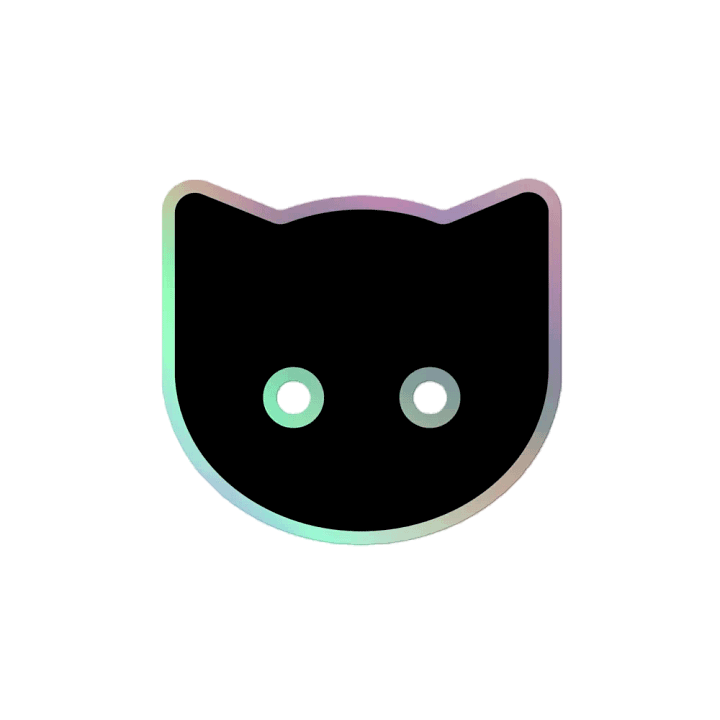 Land of Kittens Holographic Sticker product image (2)