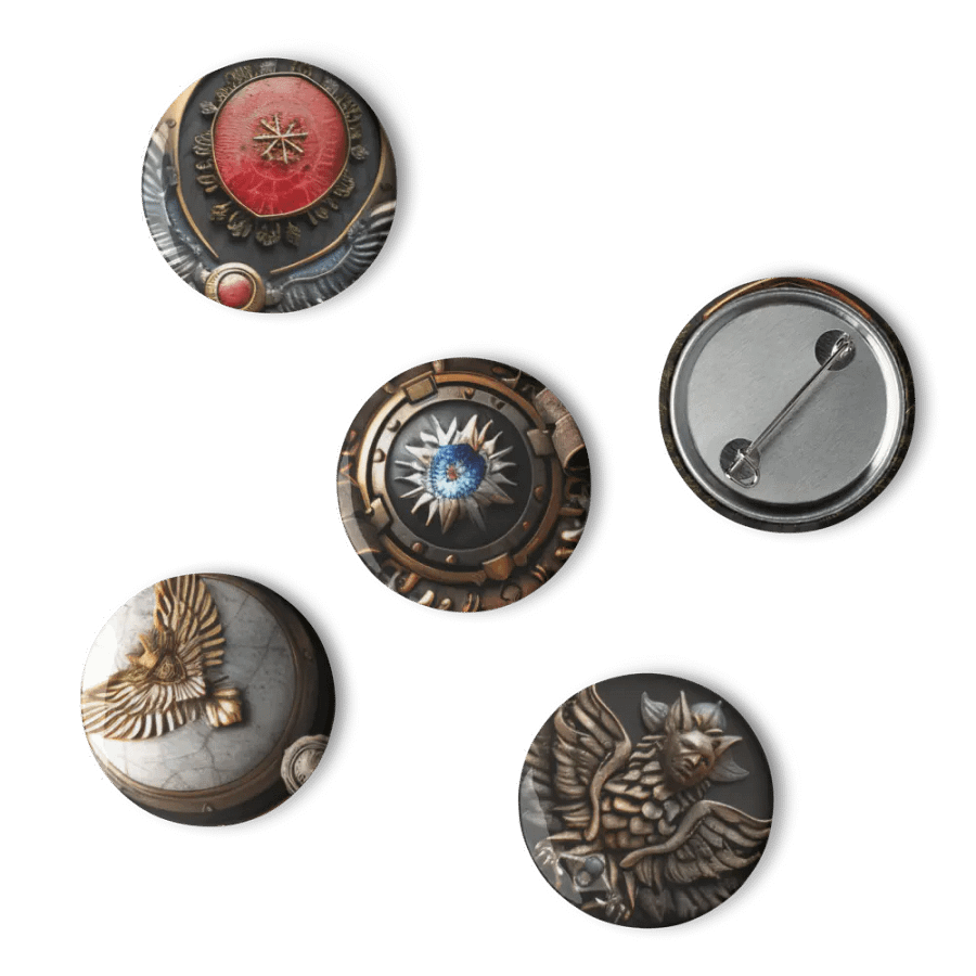 Winged Valor Pin Button Set product image (4)