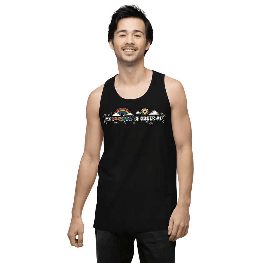 My Rainbow is Queer AF Tank Top product image (7)
