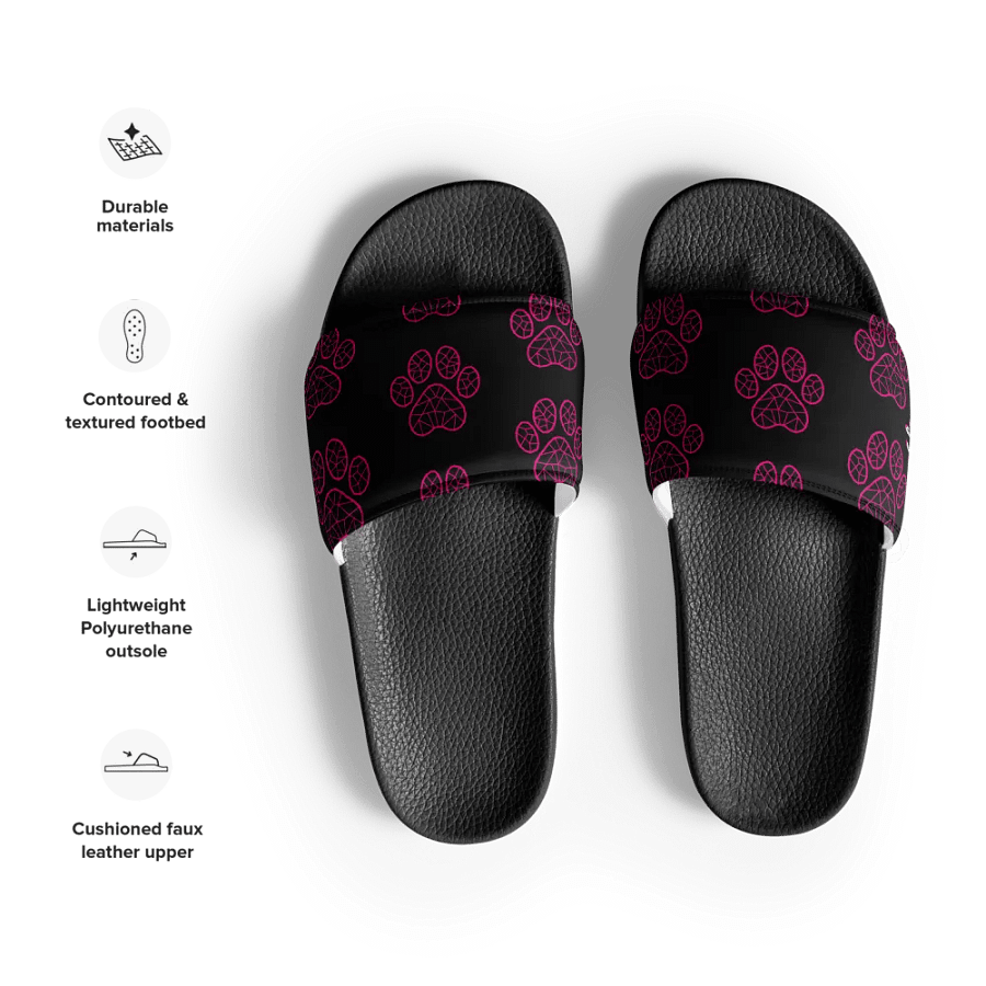 Neon Pawprint Women's Slides product image (11)
