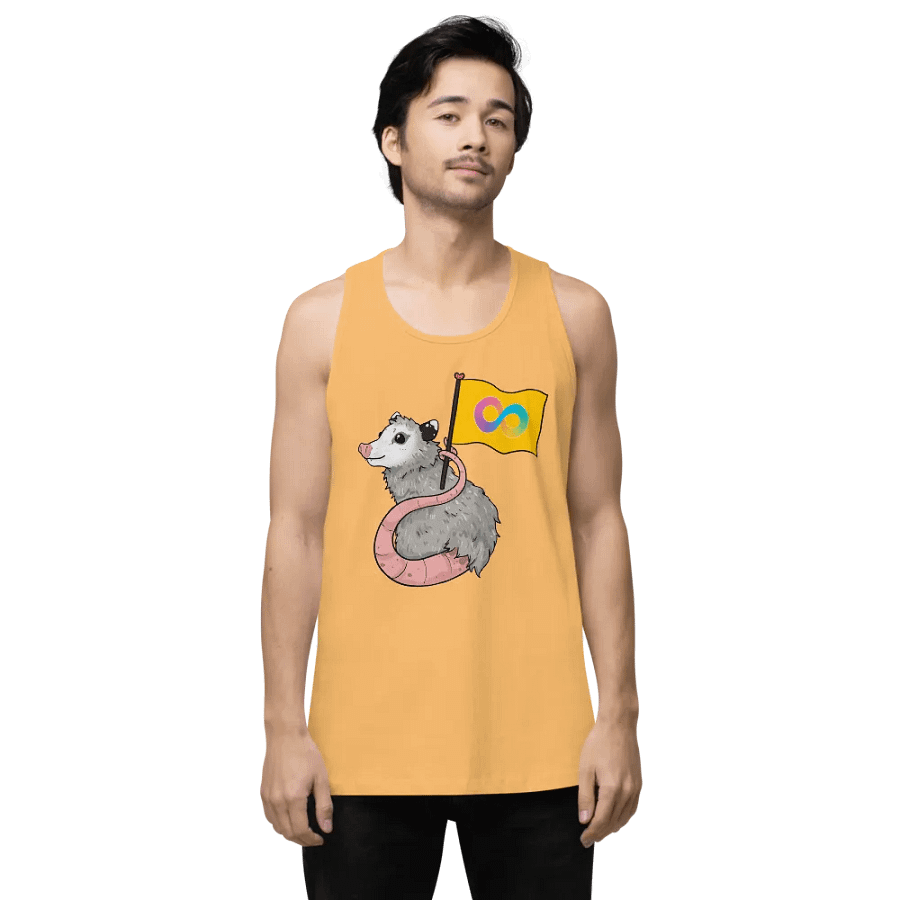 Autism Pride possum tank top product image (2)