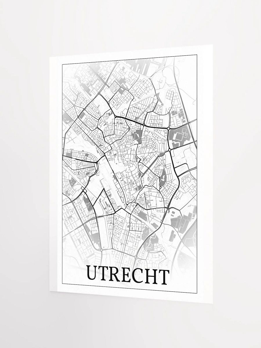 Utrecht, Netherlands, city map print product image (6)