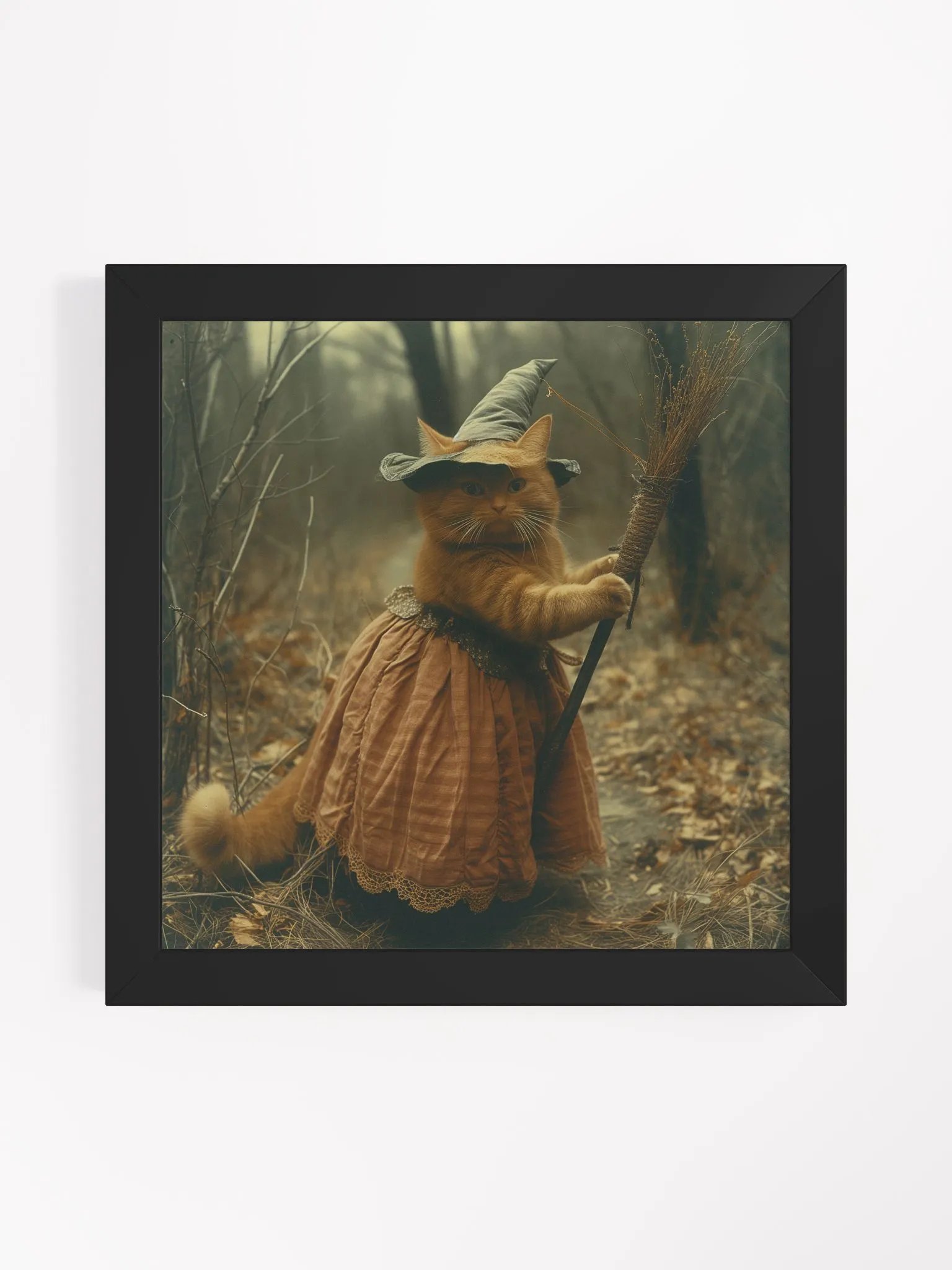 Orange Cat Witch Photography Wall Art product image (5)