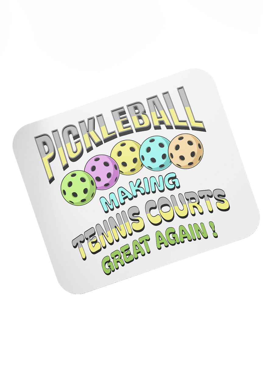 Pickleball Making Tennis Courts Great Again Revolution Mouse Pad product image (5)