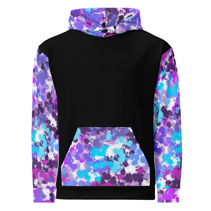 Purple And Black Splotch Hoodie product image (2)