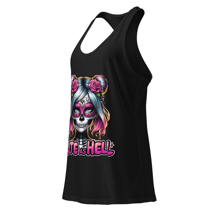 Cute as Hell Racerback Tank product image (3)