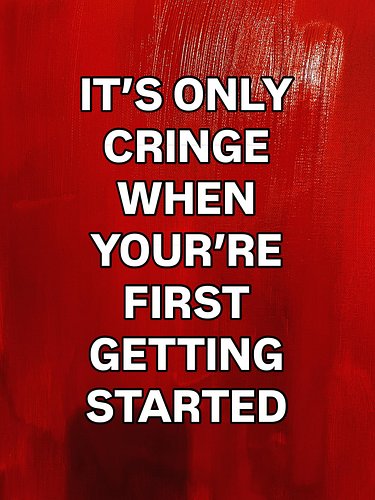 When I first started painting, people told me to be realistic, it’ll never pay the bills… get a real job etc… people actively...
