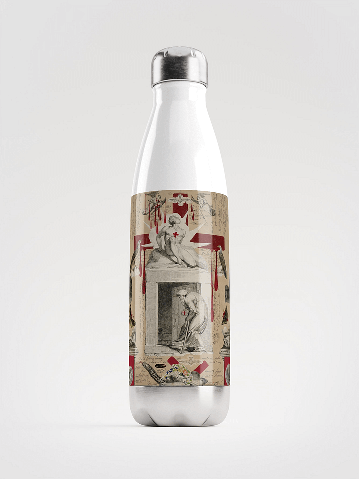 Victorian Blood Book. Stainless Steel Water Bottle product image (1)