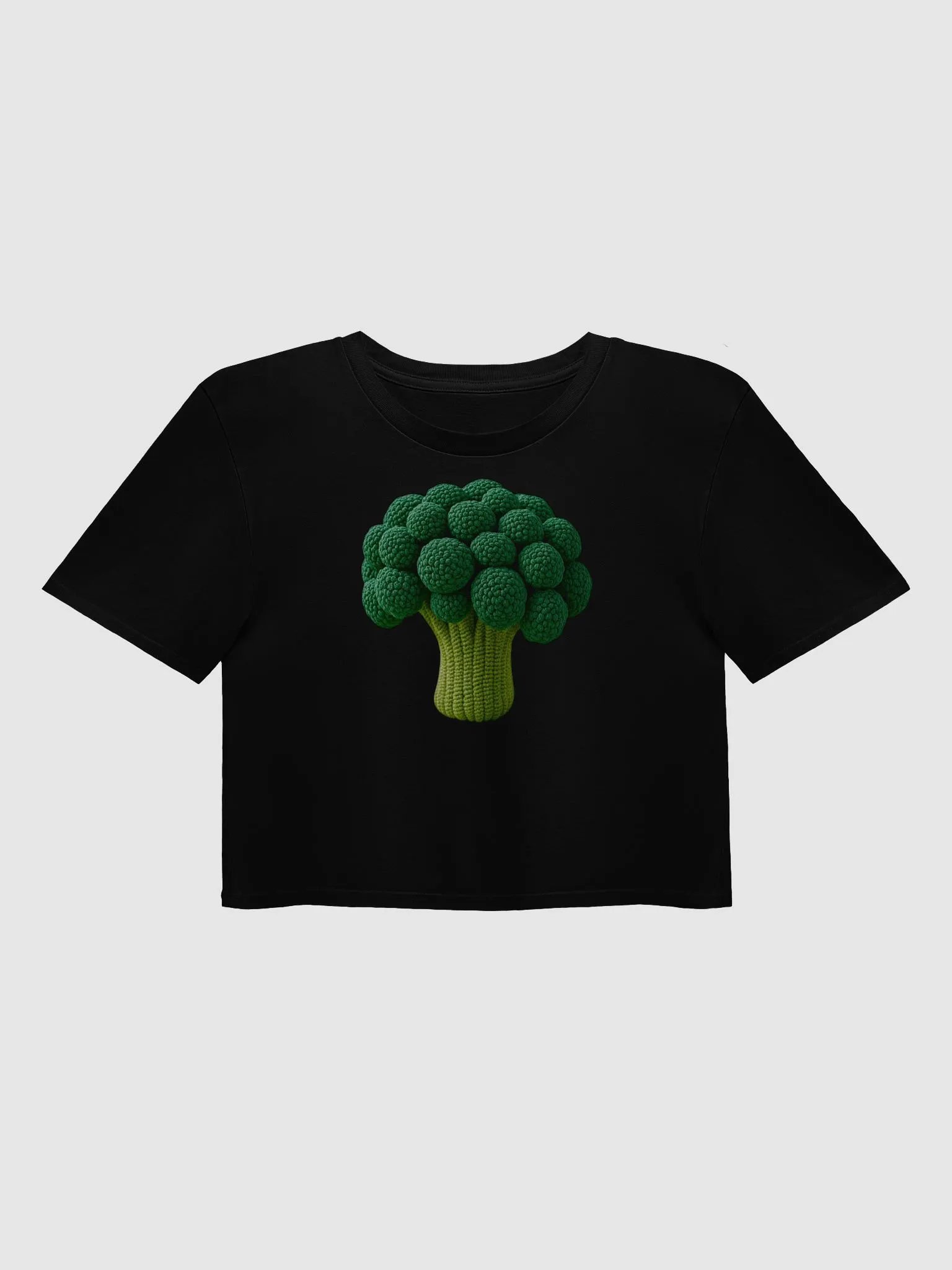 CozyAvocado Women's Premium Broccoli Crop Top #3 product image (1)