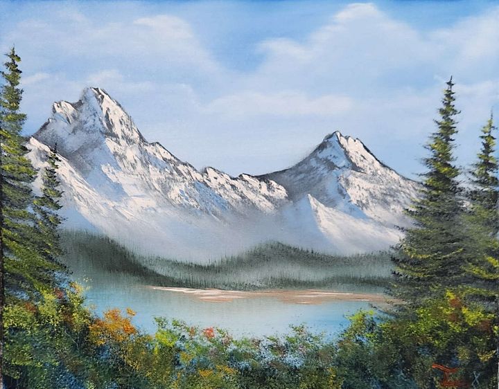 The Summer Peaks (Original) 16x20 Canvas product image (1)