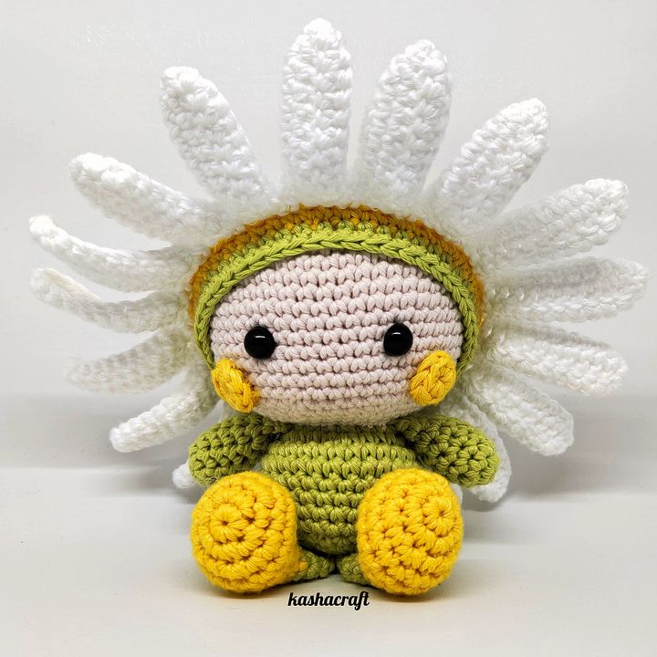 Daisy The Flower Amigurumi Crochet Doll Pattern product image (1)
