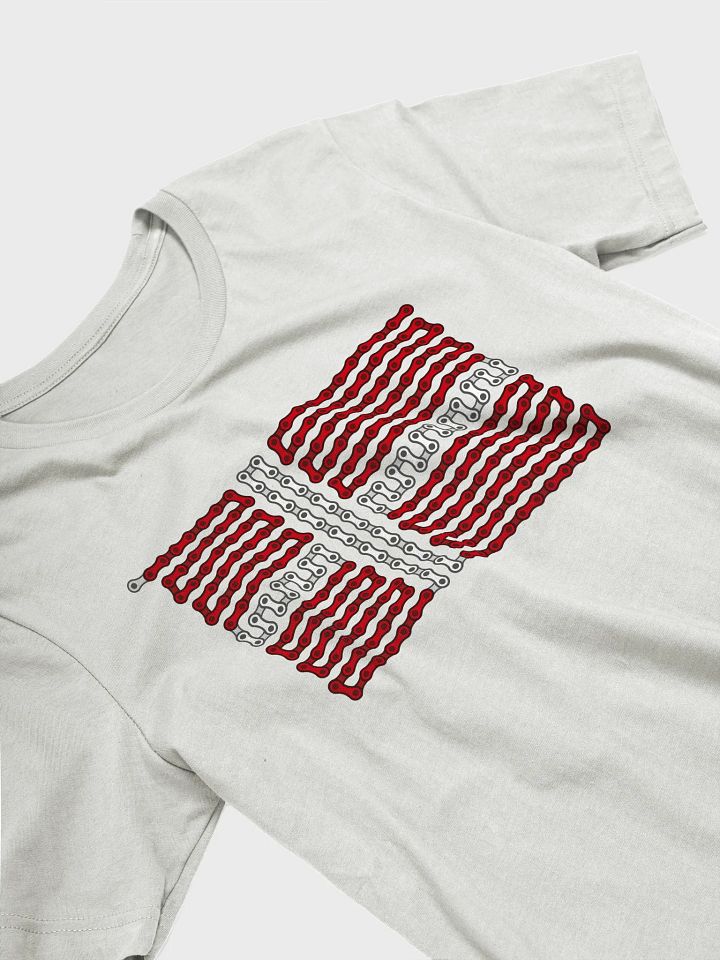 Denmark Bike Chain Flag on Light Color Supersoft Tee product image (2)