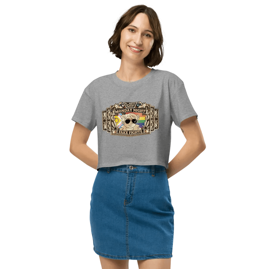 MNFF CHamp Belt Full Color Crop Top T-shirt product image (74)