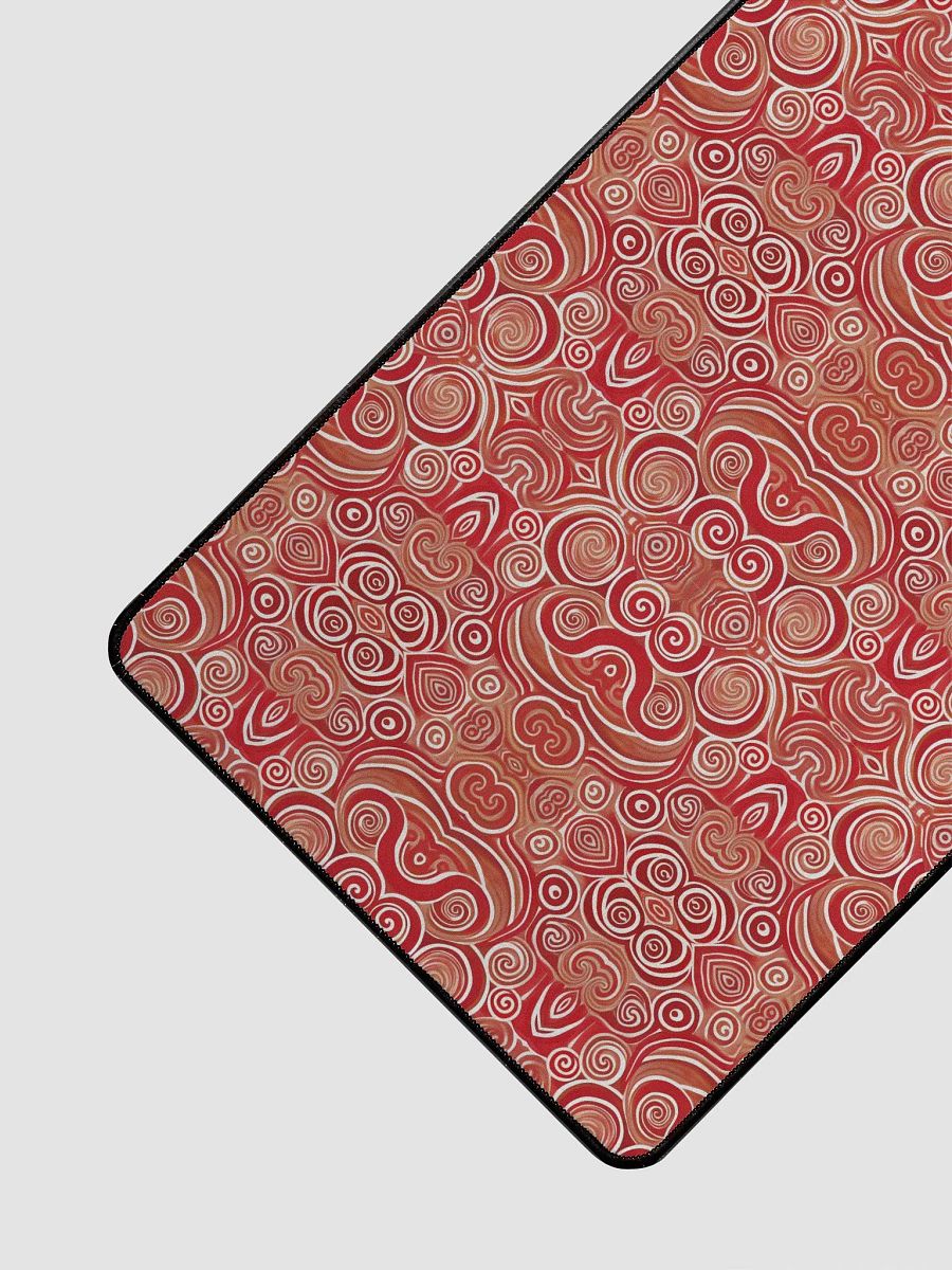 Funky Cherry Liquid Swirls Tie-Dye Desk Mat product image (4)