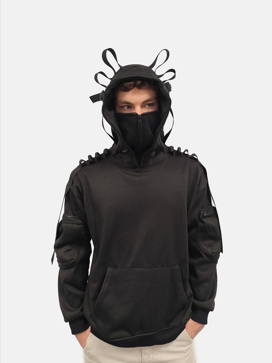 Black ClownTech Hoodie product image (1)
