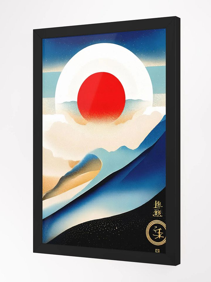 Geometric abstract art in Japanese style product image (2)