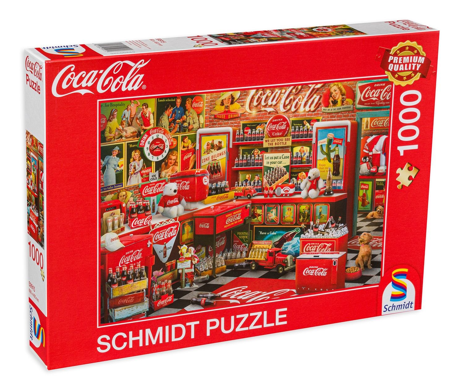 Puzzle Schmidt din 1000 de piese - Magazin de Coca Cola product image (1)