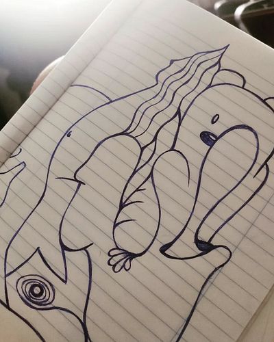 Shapes on paper 🐻🧜‍♀️🥕🍥
Working like an ant 🐜🤭 

I wish you a great day!!!

#arttherapy #creativity #drawing #illustration #d...