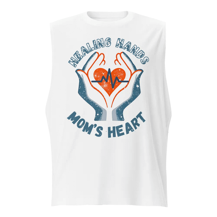 Healing Hands , moms Heartbeat Muscle Tank product image (5)