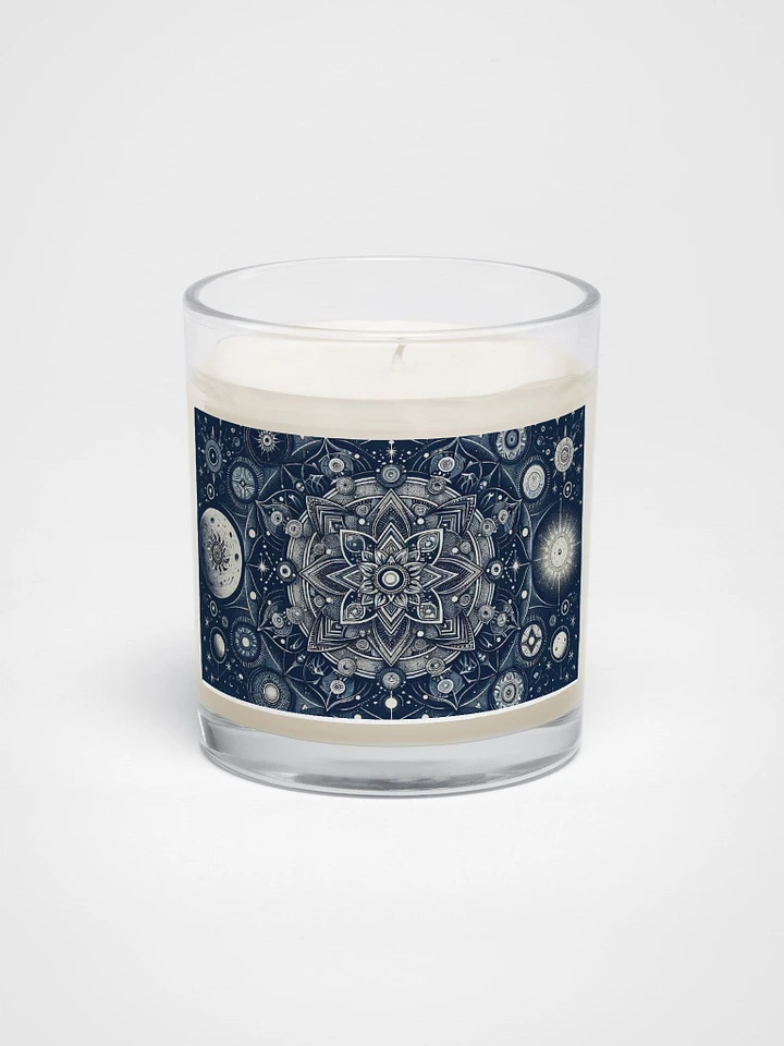 Soy Wax Candle In A Clear Glass Jar product image (1)