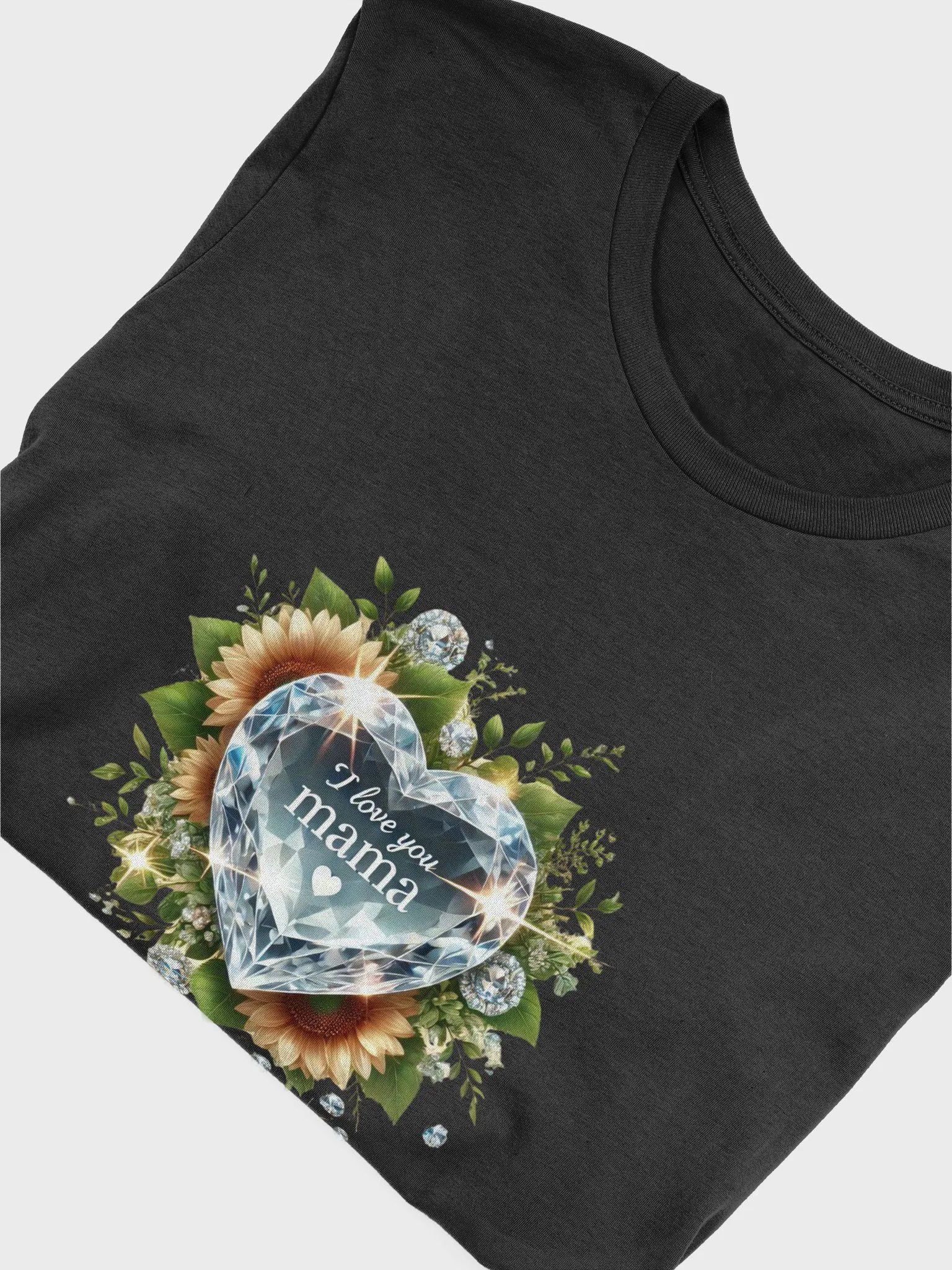 Mama's Love Sunflower Heart T-Shirt product image (5)
