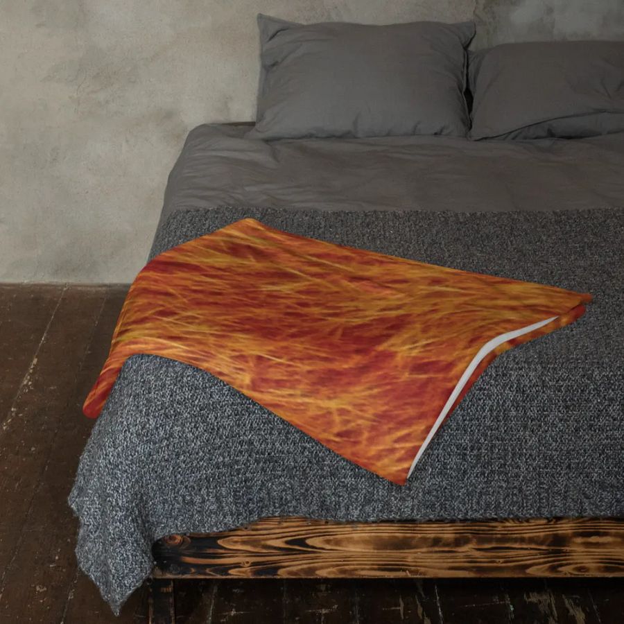 Fuzzy Orange Dream Throw Blanket product image (23)